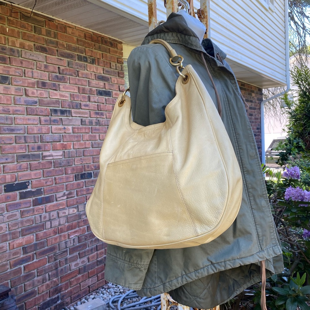 Brahmin Large Pebbled Leather Hobo Tote Bag - Picture 7 of 16